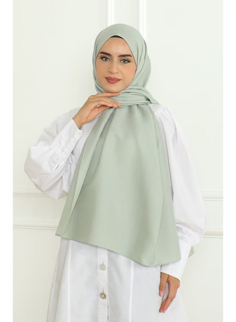 Sefa Merve Armül Shawl 81076-01 Light Almond Green - Image 3